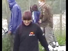 Penny Barber chupa y folla la polla de su amante en POV